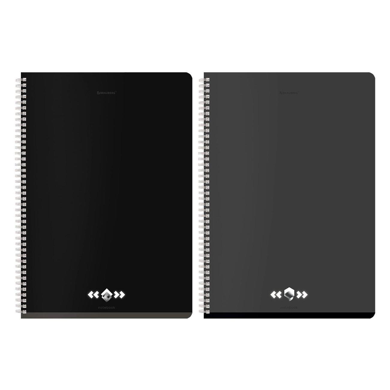 Изображение товара Тетрадь Brauberg ДЭК А4 96л 2шт Минимал гребень 404870 Изображение товара Тетрадь Brauberg ДЭК А4 96л 2шт Минимал гребень 404870