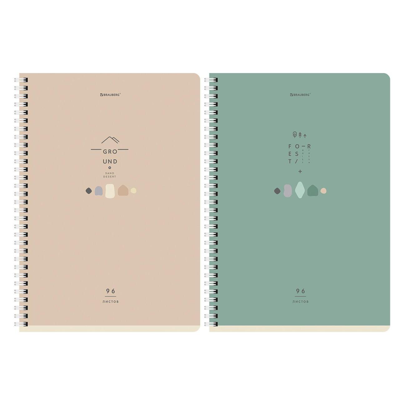 Изображение товара Тетрадь Brauberg ДЭК 96л А4 2шт Натуральный 404648