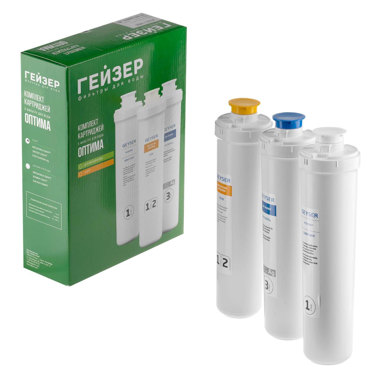 Изображение товара Картридж к фильтру для очистки воды Гейзер Оптима Старт 50122