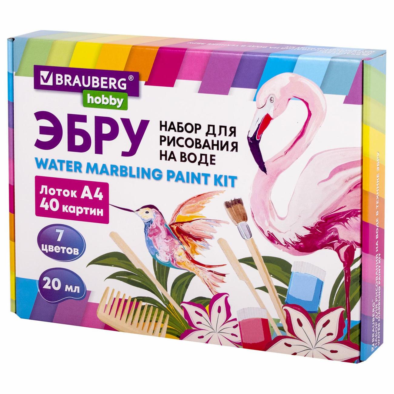 Изображение товара ЭБРУ набор для рисования на воде Brauberg 665354