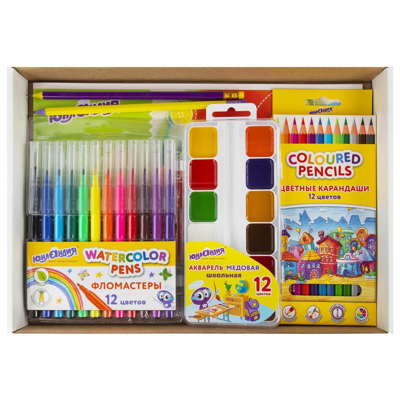 Изображение товара Набор для рисования и творчества Юнландия 881009