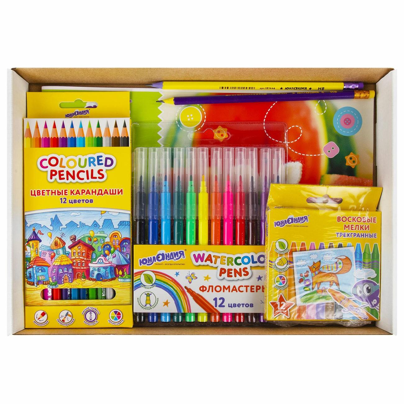 Изображение товара Набор для рисования и творчества Юнландия 881010