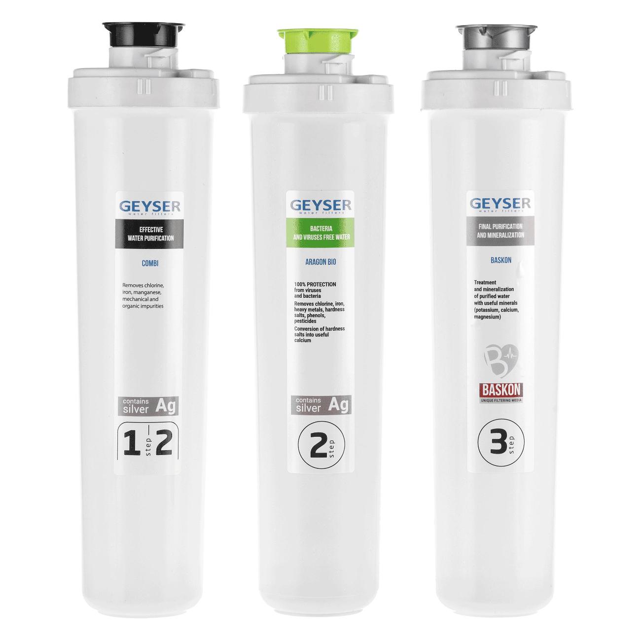 Изображение товара Картридж к фильтру для очистки воды Гейзер Смарт Био 50103