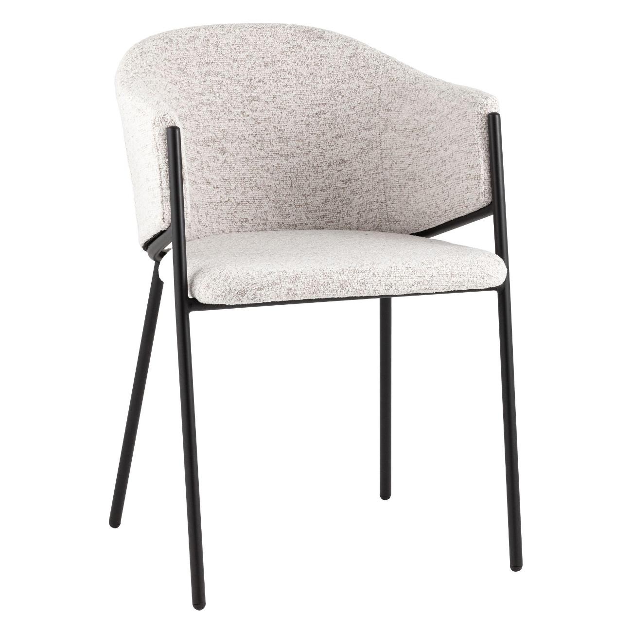 Изображение товара Стул обеденный Stool Group Carmel, бело-серый (комплект 2шт)