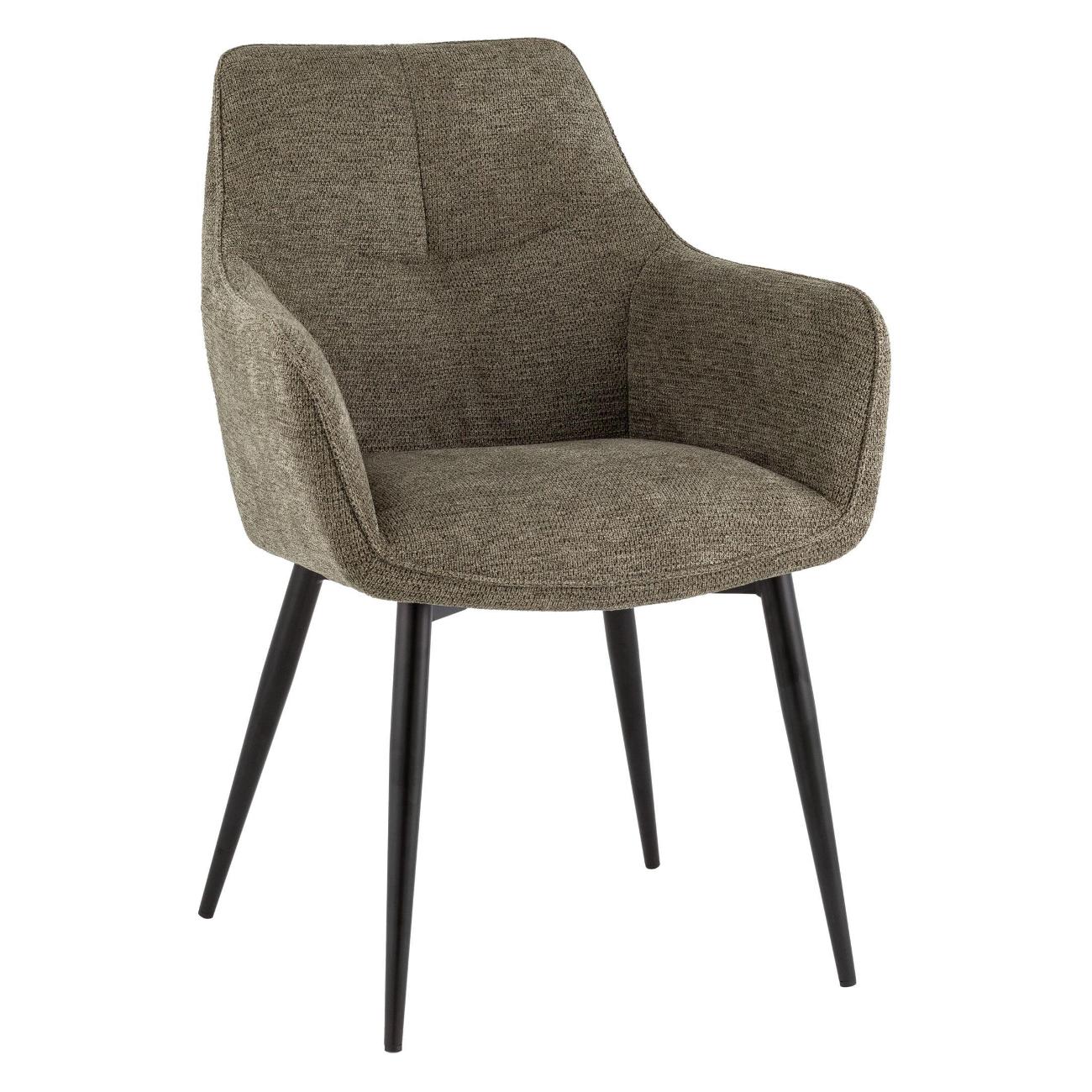 Изображение товара Стул обеденный Stool Group Lynet, рогожка серо-зеленый (комплект 2шт)