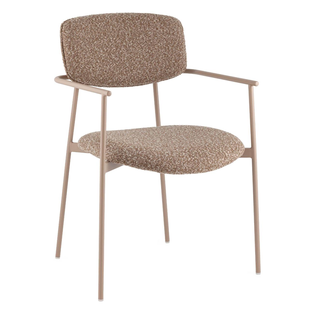 Изображение товара Стул обеденный Stool Group Doe, коричневый, бежевые ножки (комплект 2шт)