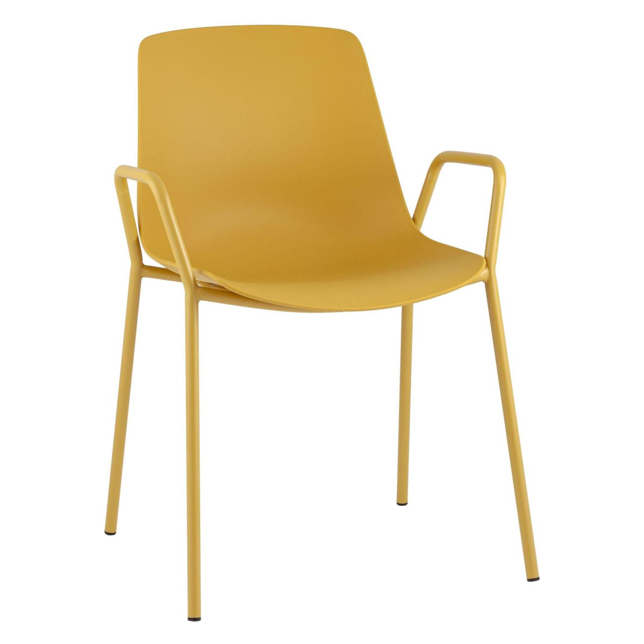 Изображение товара Стул обеденный Stool Group Kaira, горчичный (комплект 4шт)