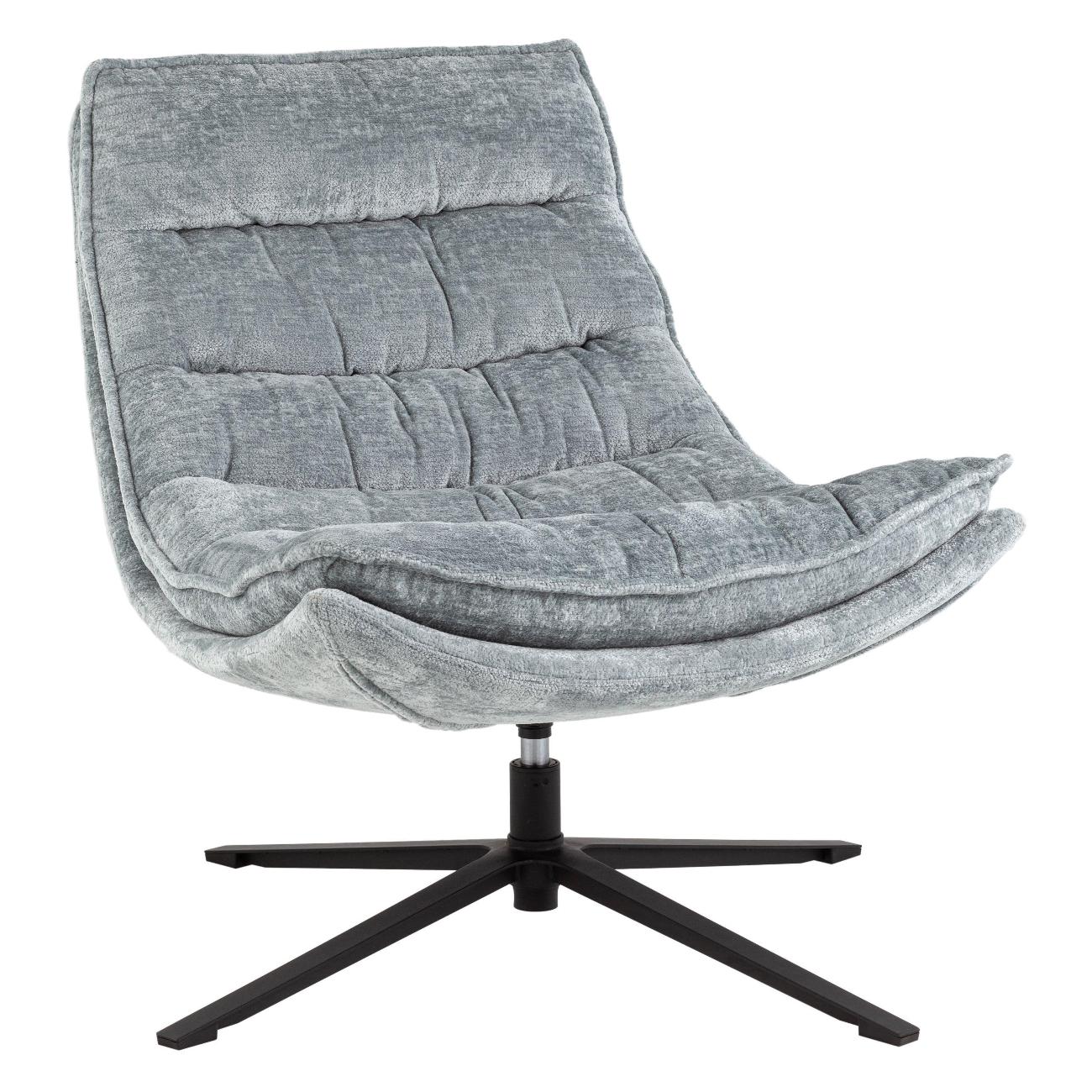 Изображение товара Кресло Stool Group лаунж Lazy, серое