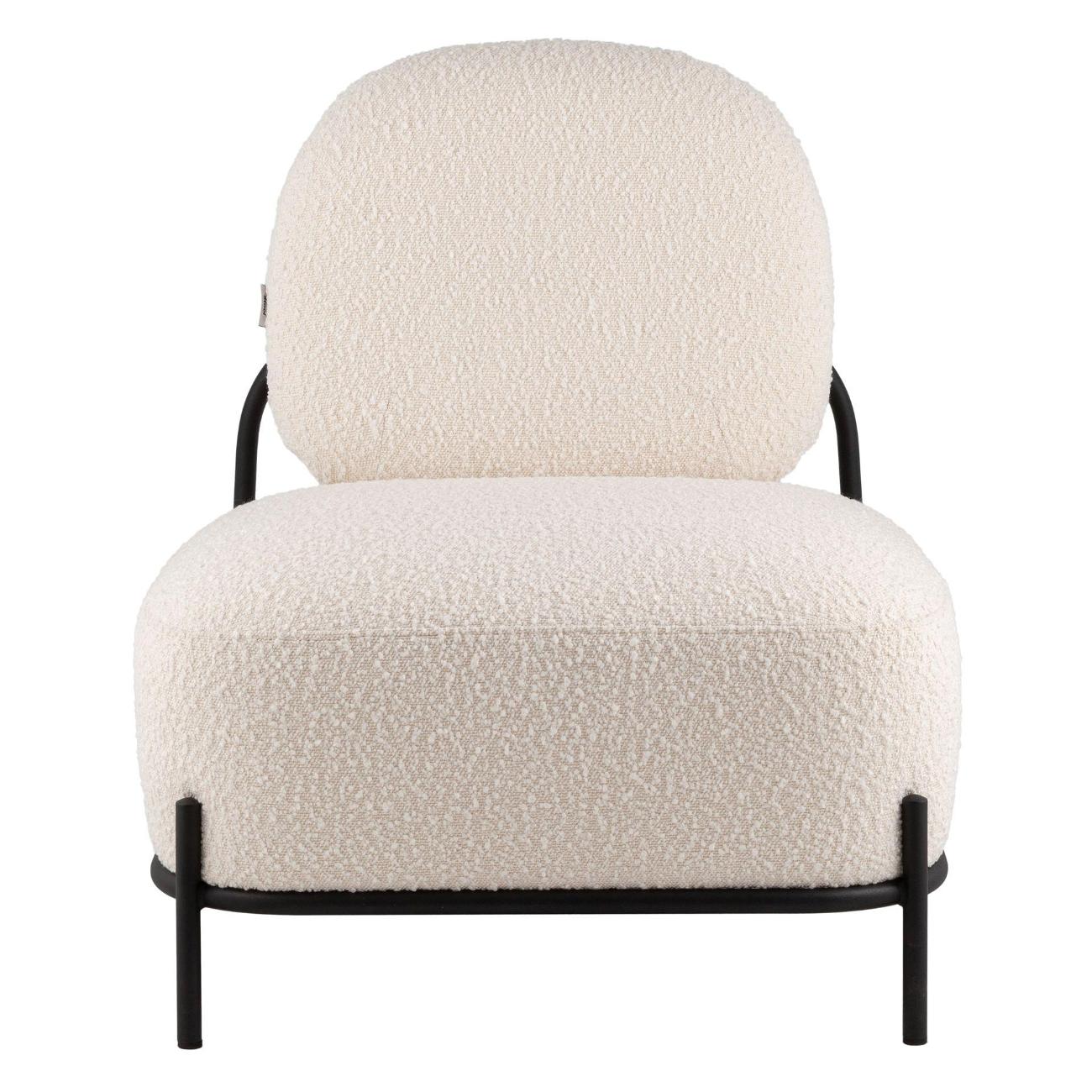 Изображение товара Кресло Stool Group Стоун new ткань букле молочное Изображение товара Кресло Stool Group Стоун new ткань букле молочное