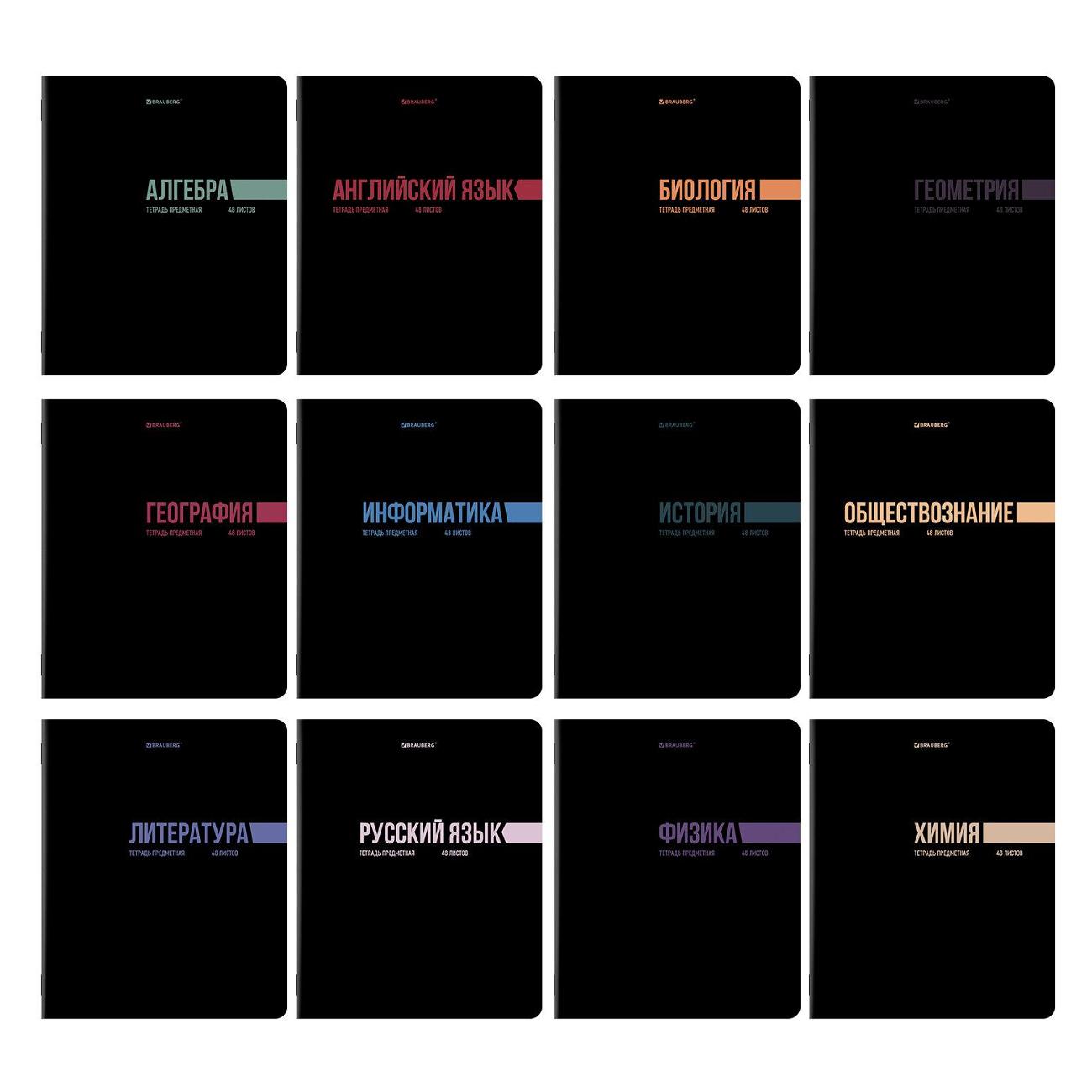 Изображение товара Тетрадь предметная Brauberg 12шт 405162