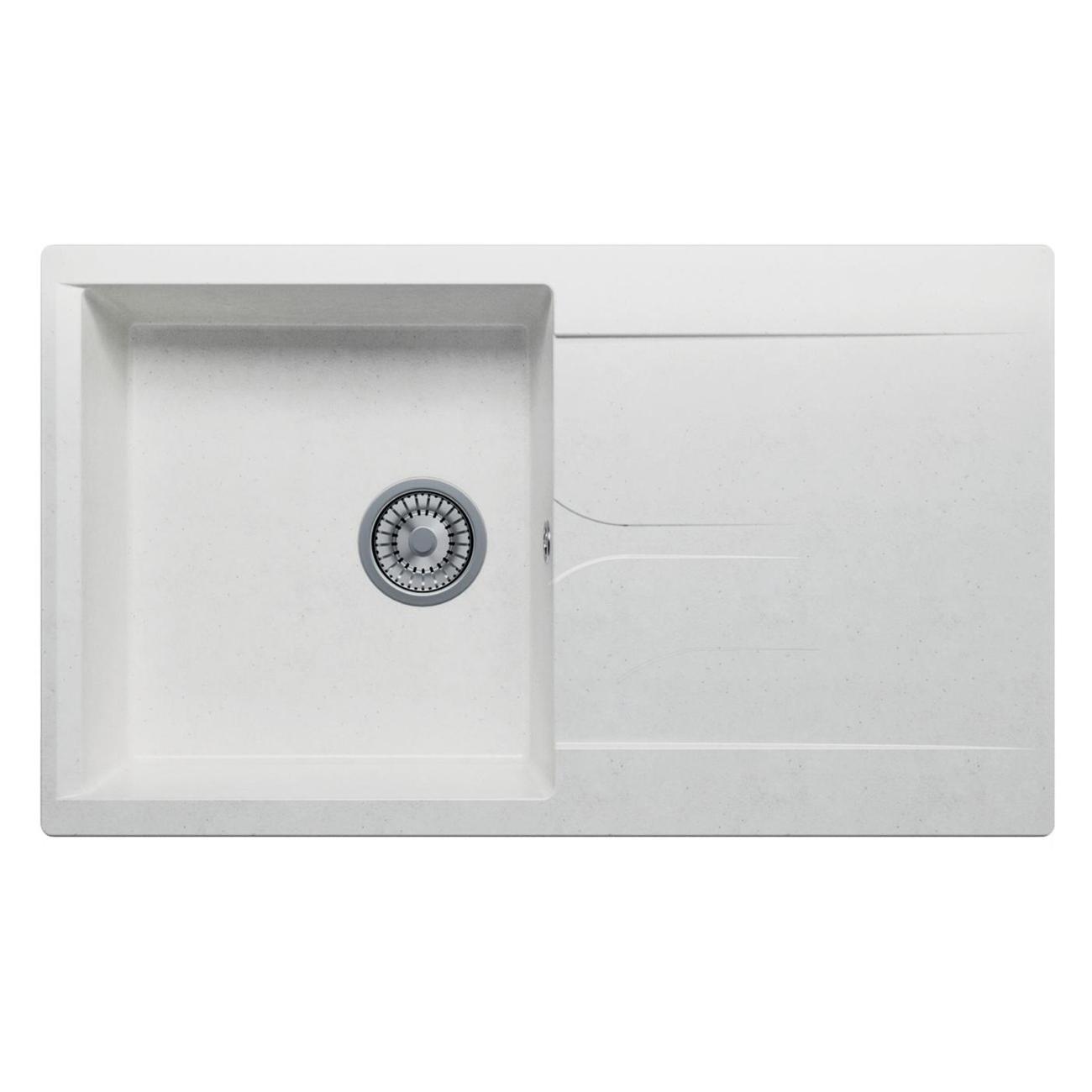 Изображение товара Мойка кухонная POLYGRAN GALS-860 (№36 Белый Хлопок)