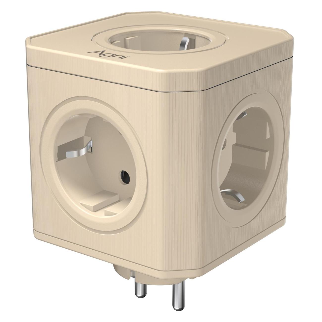 Изображение товара Тройник для розетки AGNI TP-VE5E-ivory