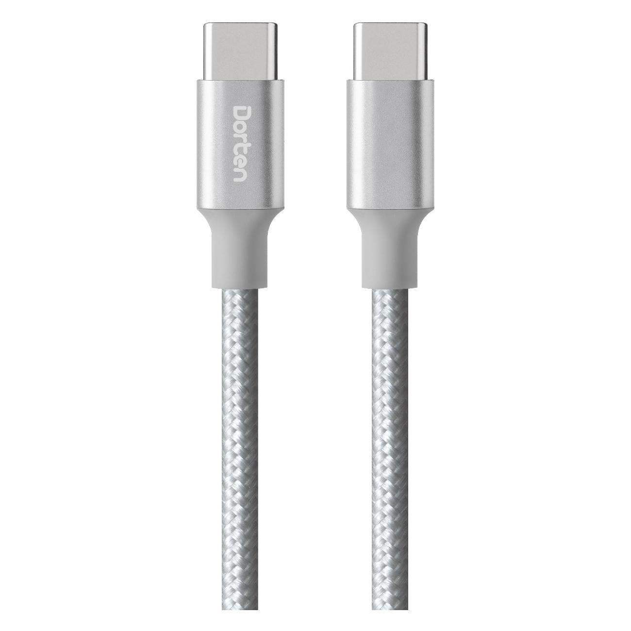 Изображение товара Кабель Dorten USB-C 60W 3A Metallic Series 1.2м для смартфонов Изображение товара Кабель Dorten USB-C 60W 3A Metallic Series 1.2м для смартфонов