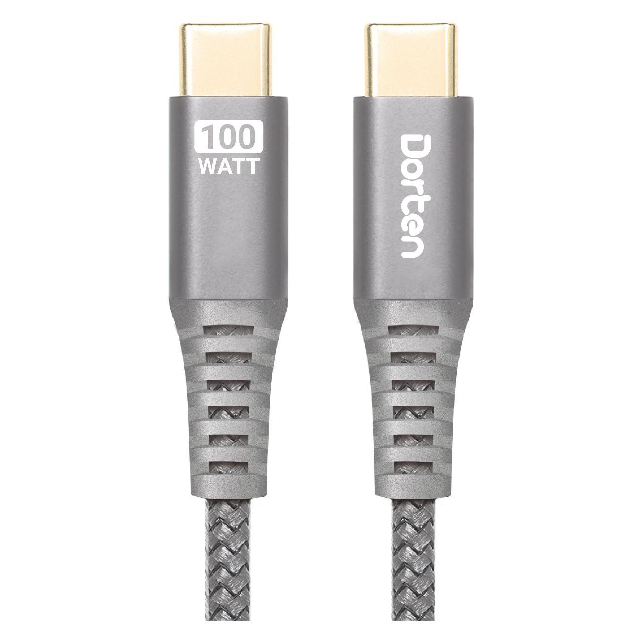 Изображение товара Кабель USB-C Dorten Tetron Series 2м для быстрой зарядки и передачи данных Изображение товара Кабель USB-C Dorten Tetron Series 2м для быстрой зарядки и передачи данных