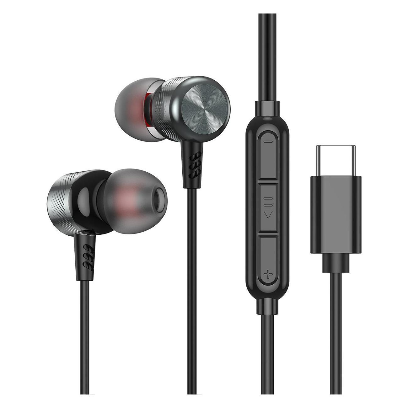 Изображение товара Наушники-вкладыши Deppa Alum Jack 3.5 мм Graphite