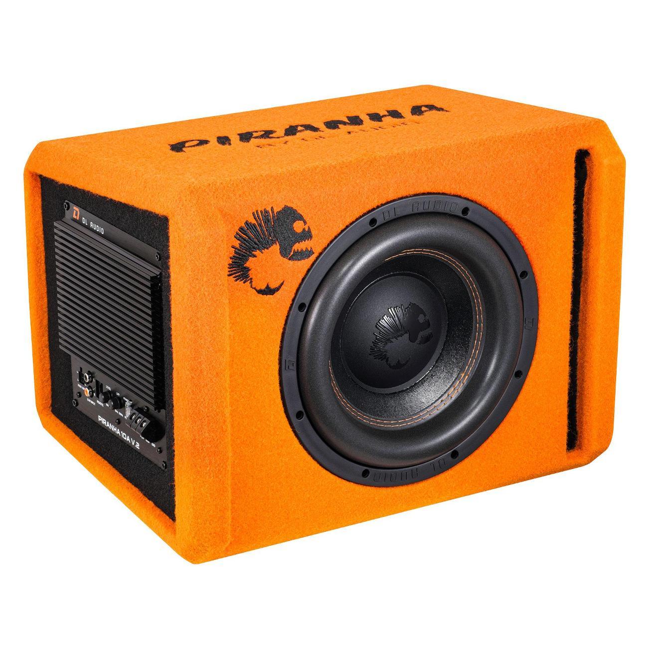 Изображение товара Автомобильный сабвуфер активный DL Audio Piranha 10A V.2 Orange