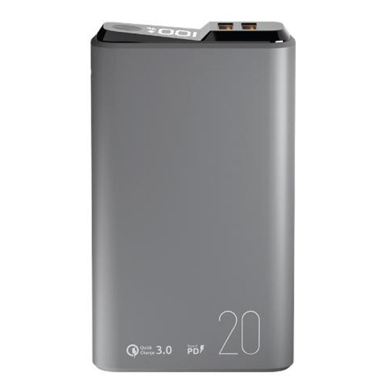 Изображение товара Внешний аккумулятор Olmio QS-20 20000mAh Space Gray