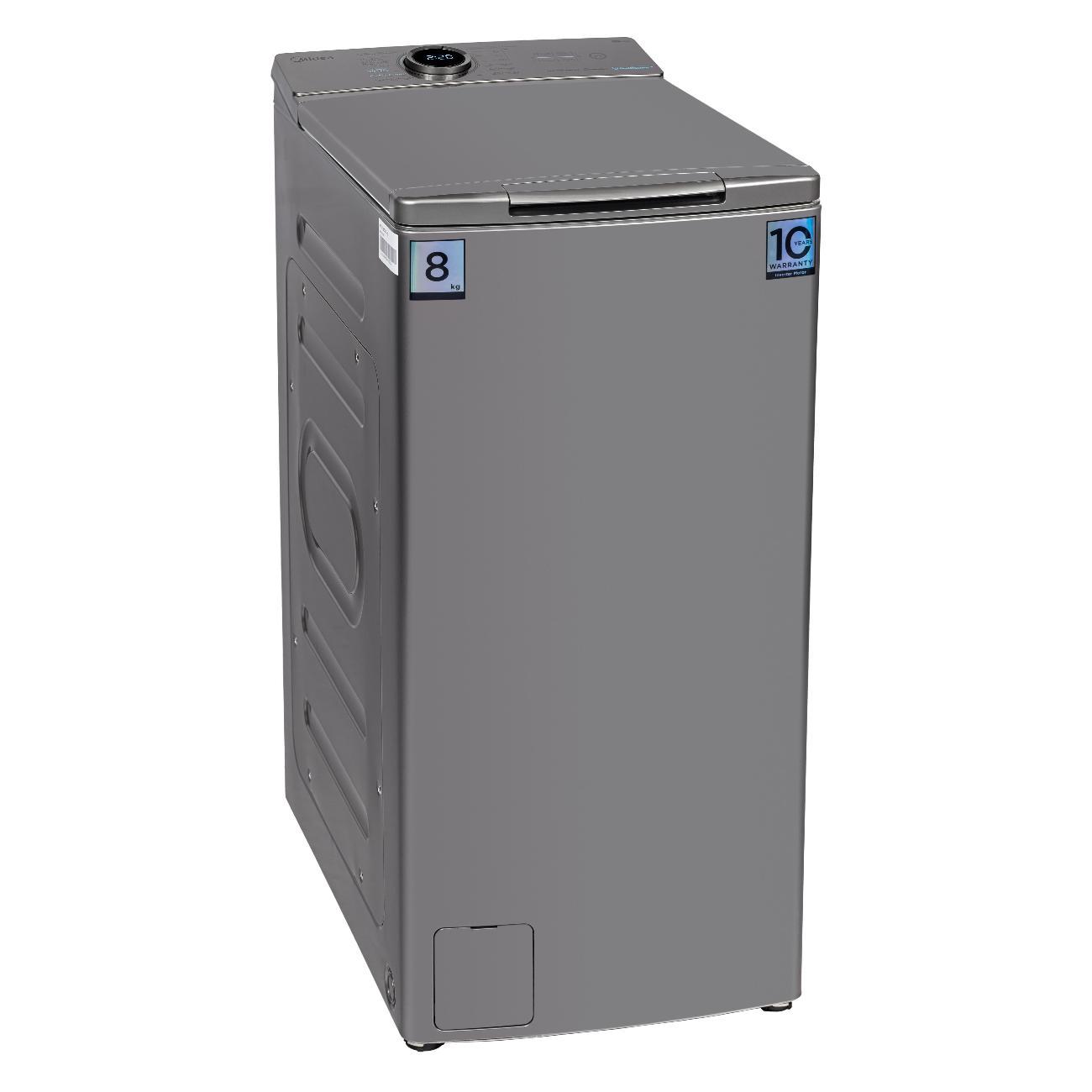 Изображение товара Стиральная машина с вертикальной загрузкой Midea MF100T80BS/S-RU