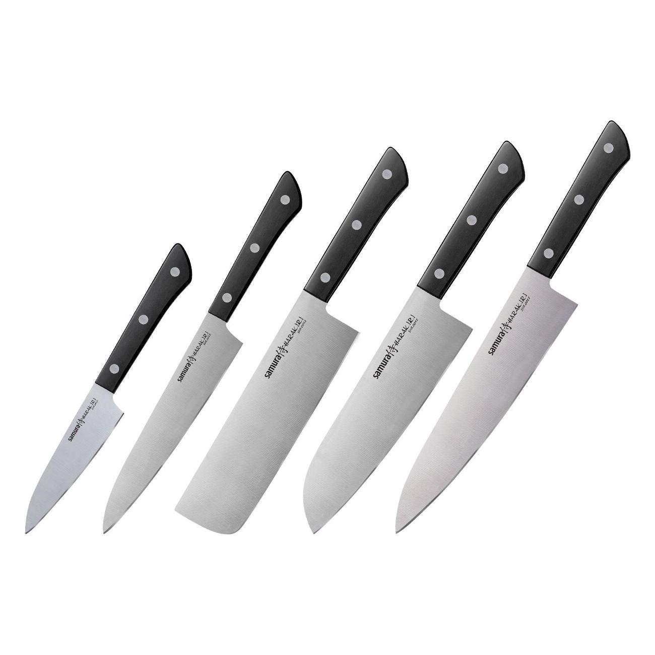 Изображение товара Набор ножей SAMURA Harakiri SHR-0250B/K