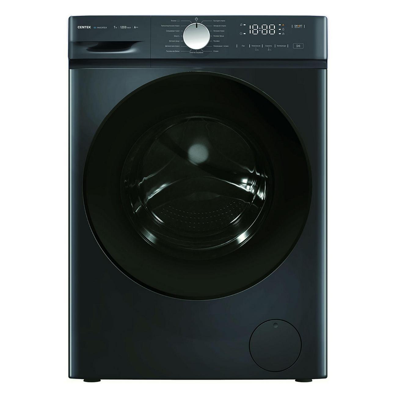 Изображение товара Стиральная машина узкая Centek CT-1923 черный