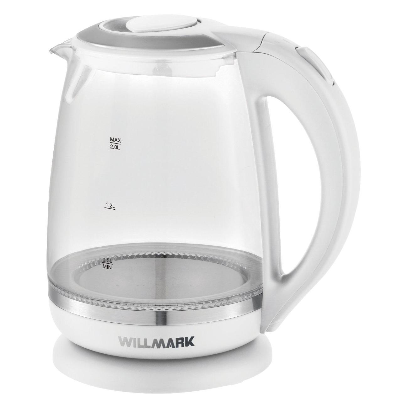 Изображение товара Электрочайник Willmark WEK-2005G белый
