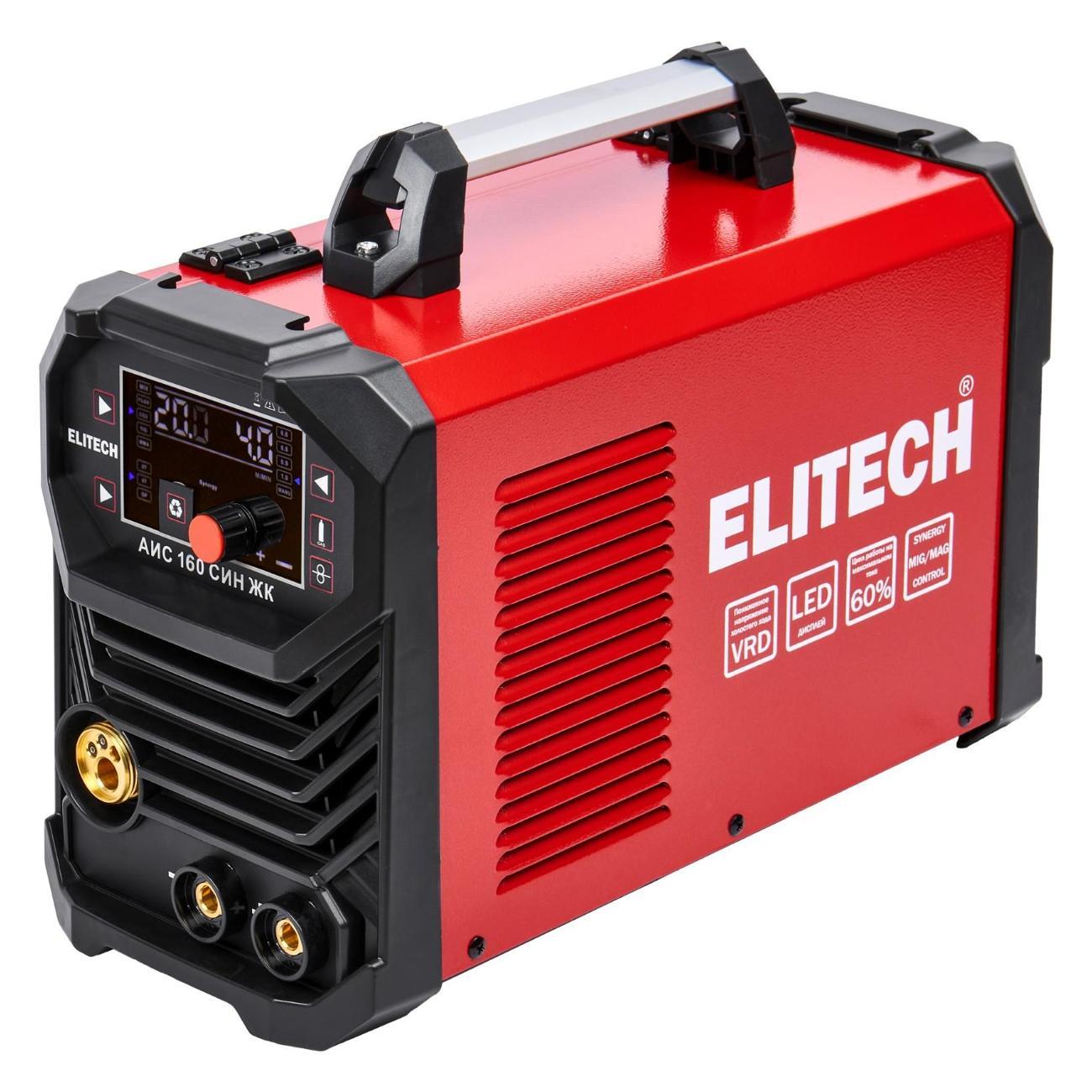 Изображение товара Сварочный аппарат, инвертор Elitech АИС 160 СИН ЖК