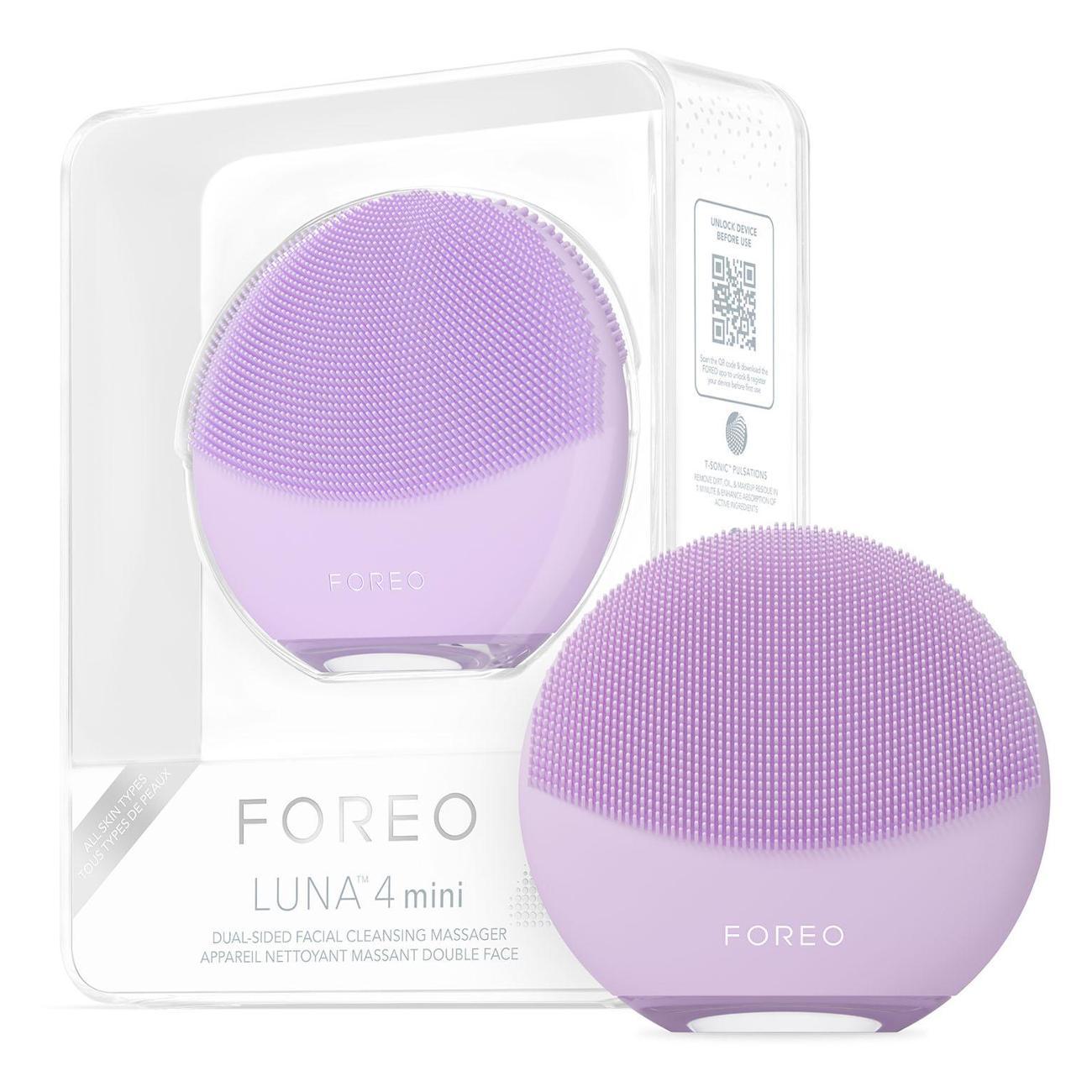 Изображение товара Электрическая щетка для лица Foreo LUNA 4 лавандовый Изображение товара Электрическая щетка для лица Foreo LUNA 4 лавандовый