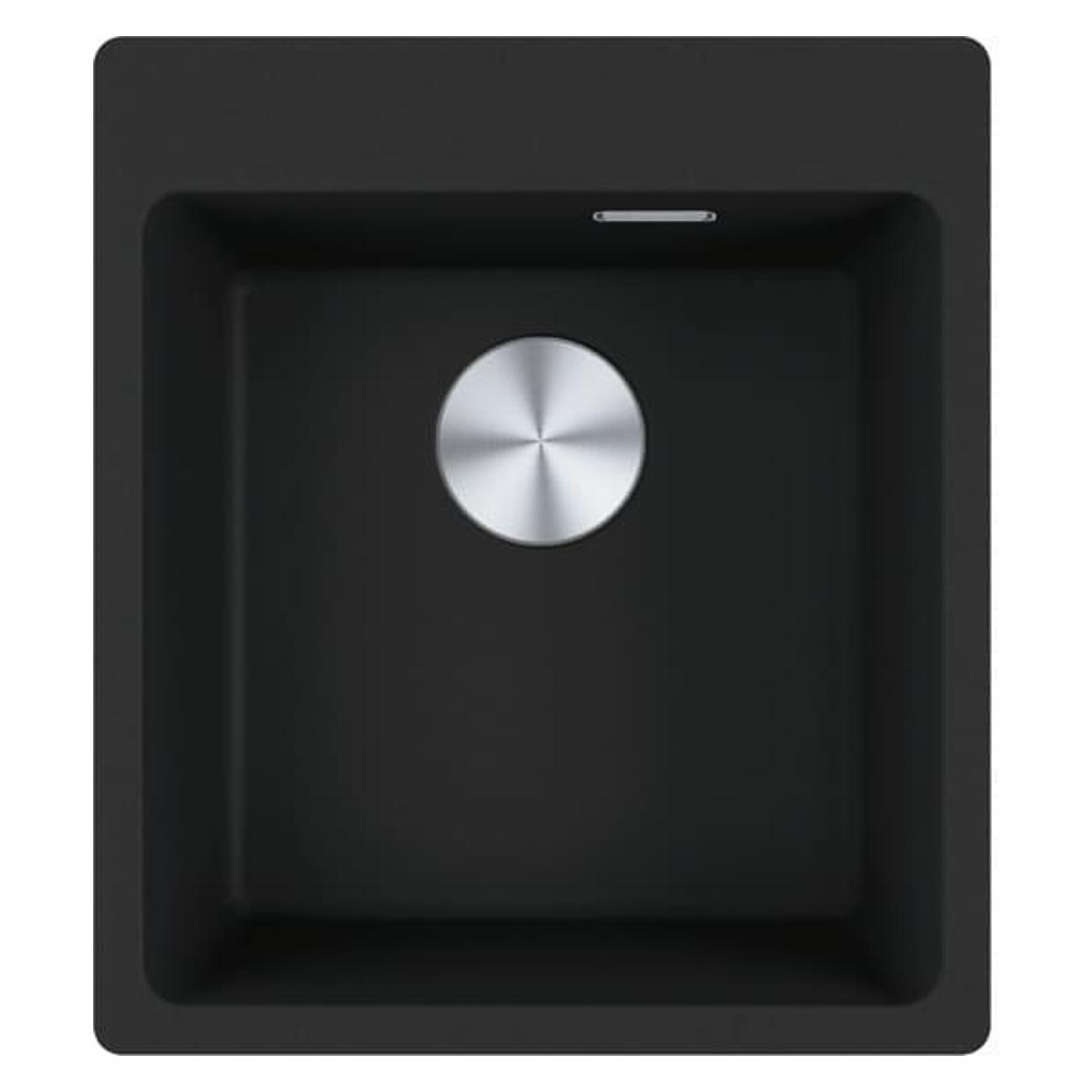 Изображение товара Мойка кухонная Franke MRG 610-39 FTL черная матовая стоп-вентиль