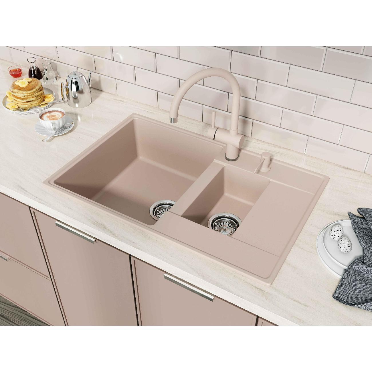 Изображение товара Мойка кухонная GRANDEX AQUA TOPLINE 78F Be