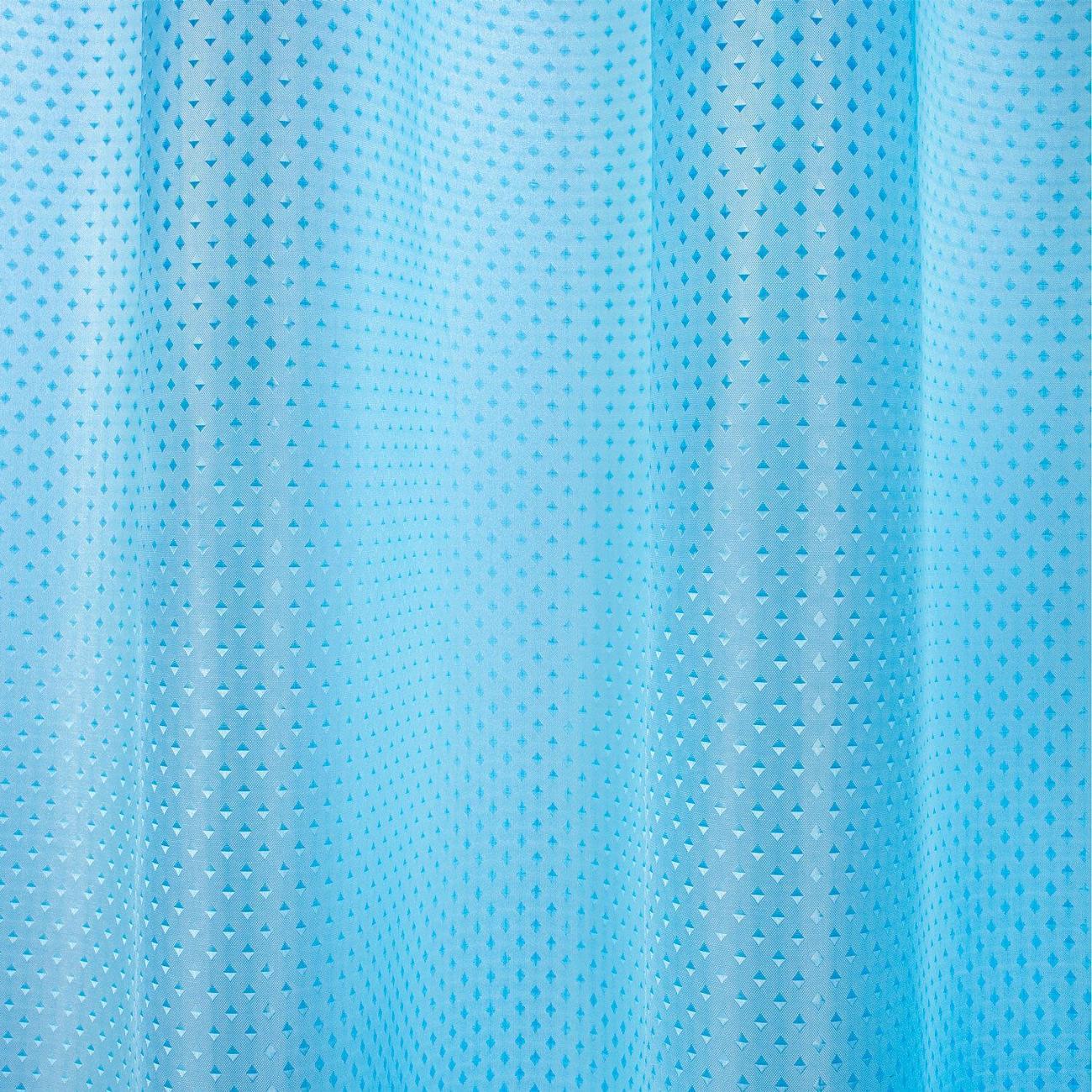 Изображение товара Штора для ванной PRIMILA Полиэстер 180х200см голубая