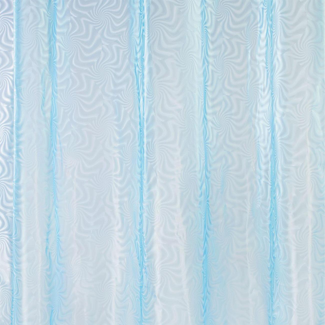 Изображение товара Штора для ванной PRIMILA EVA 180х180см синяя голография