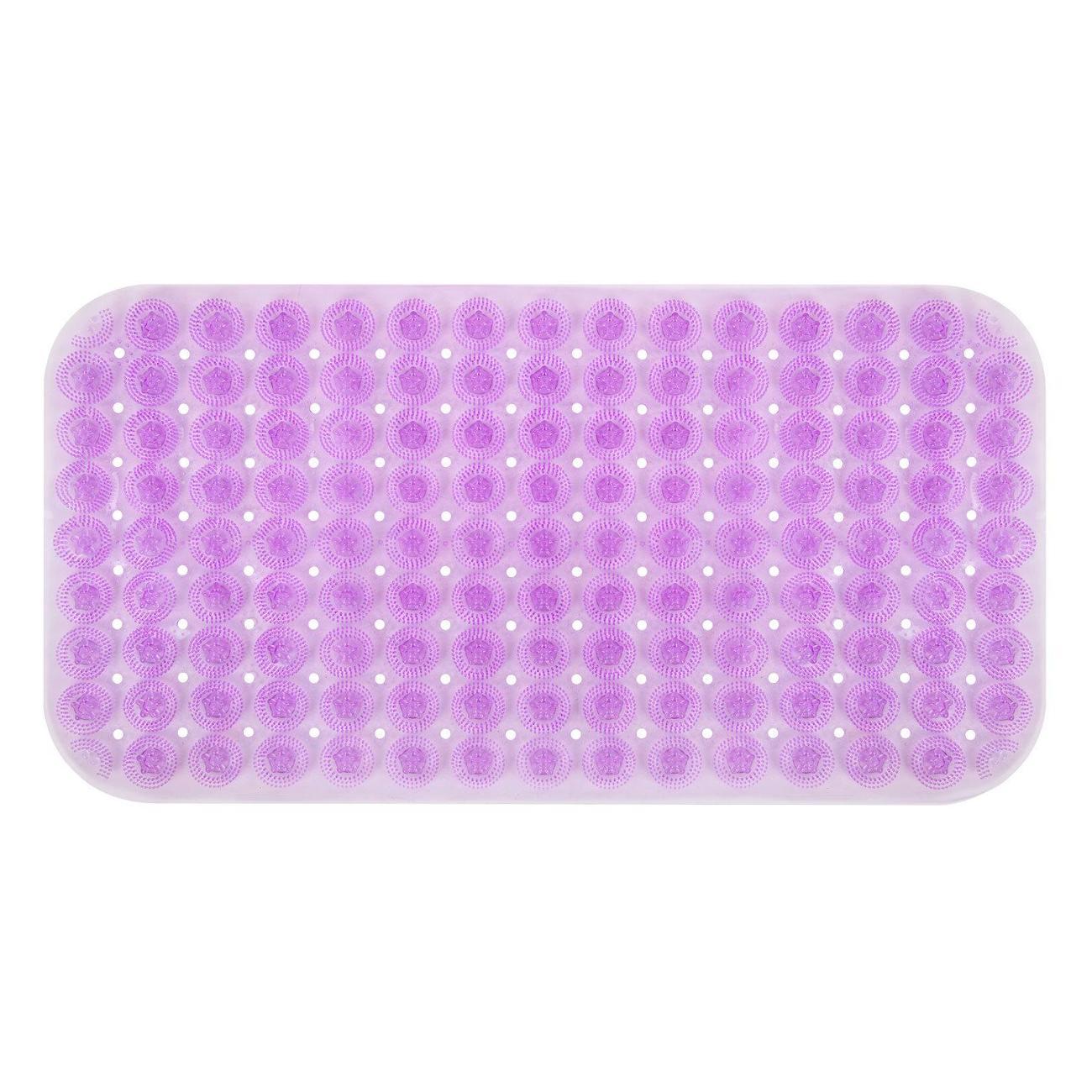 Изображение товара Коврик для ванной PRIMILA 71х38см массажн Цветы фиолетовый