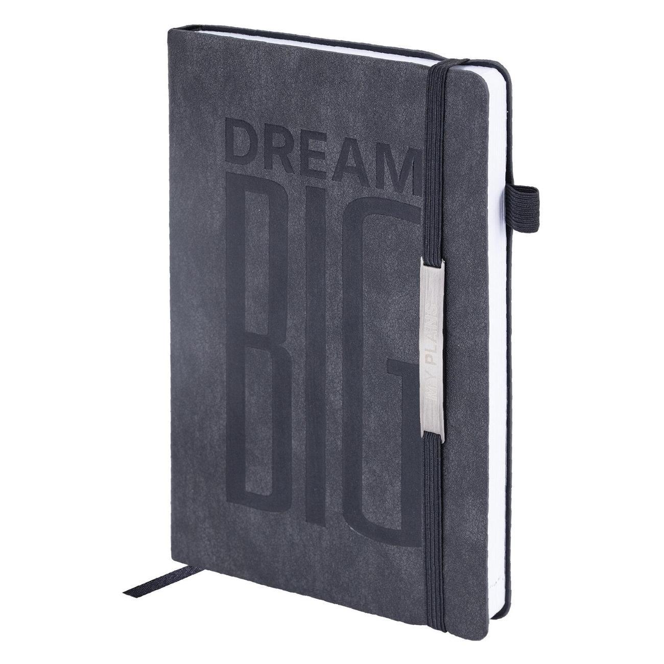 Изображение товара Тетрадь Brauberg А5 138х213мм BeStyle резинка, держатель, 160л, графитовый, 116215