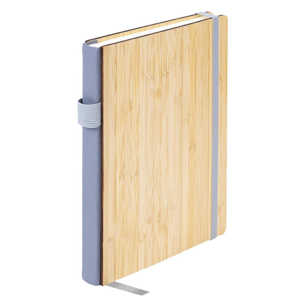 Изображение товара Тетрадь Brauberg А5 145х213мм Bamboo, резинка, держатель, 160л, бамбук, 117137