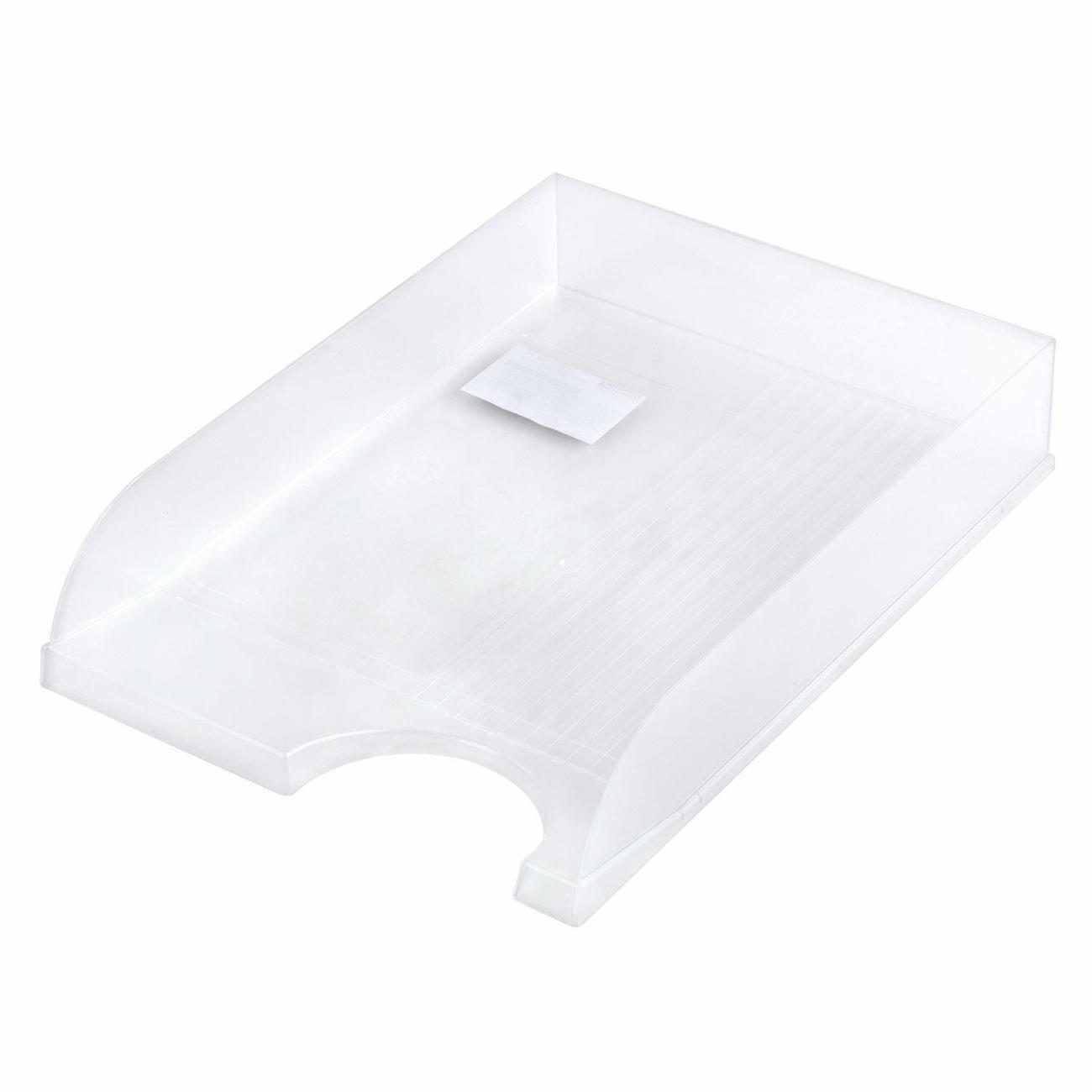 Изображение товара Лоток канцелярский Brauberg 350х253х65 мм, прозрачный, 238349