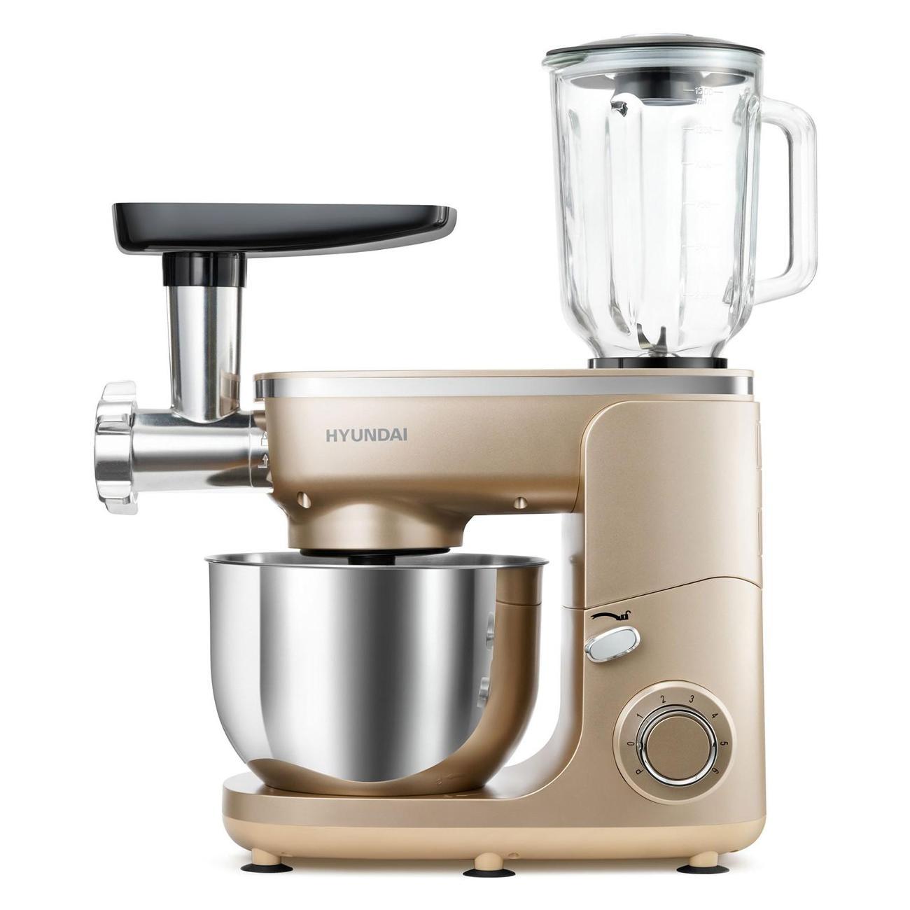Изображение товара Кухонная машина Hyundai HYMS7451, золотистый