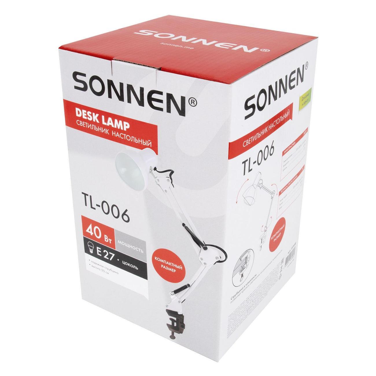 Изображение товара Светильник настольный Sonnen 237649