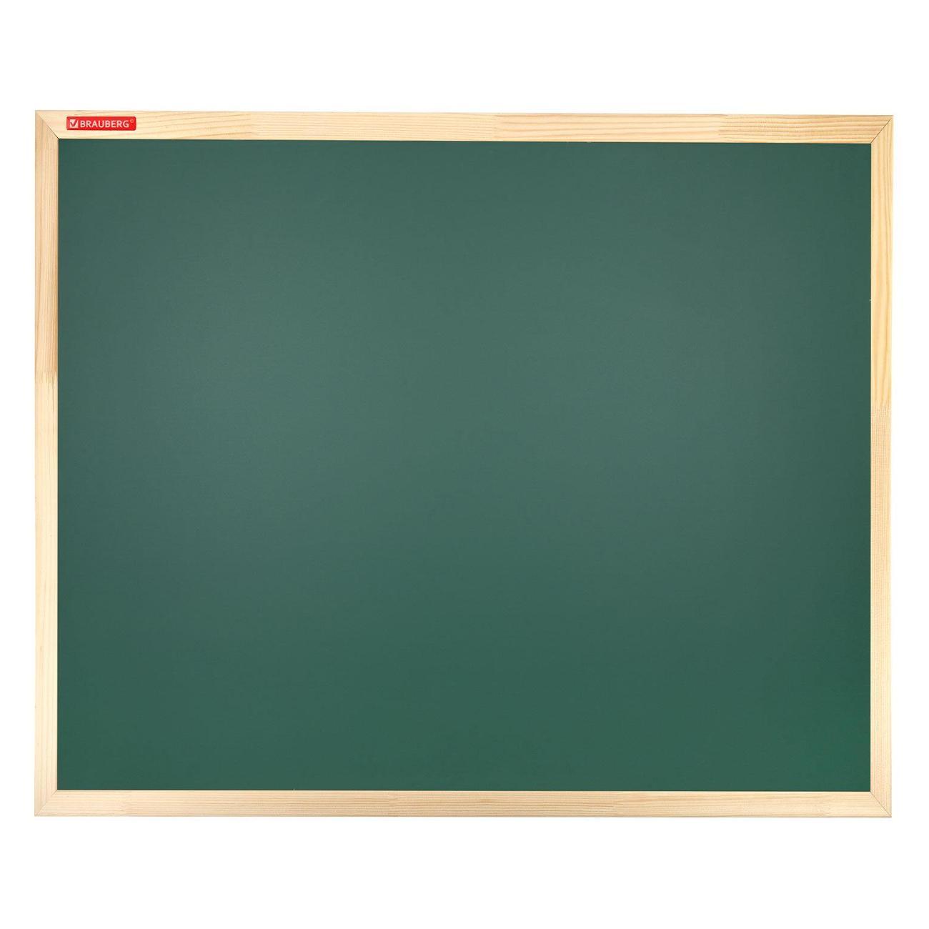 Изображение товара Доска для записей Brauberg для мела магнитная BRG Wood 50х70см зеленая