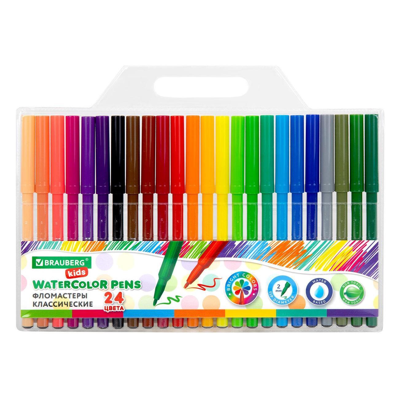 Изображение товара Фломастер Brauberg 24 цвета (152602)