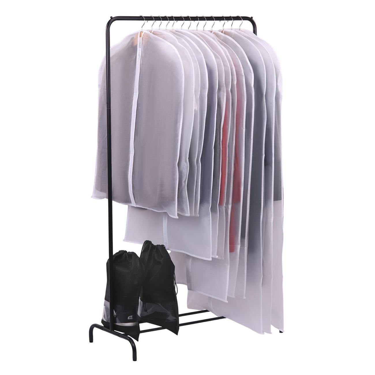 Изображение товара Чехол для одежды SHAMAANI на молнии 13шт + 2 сумки д/обуви