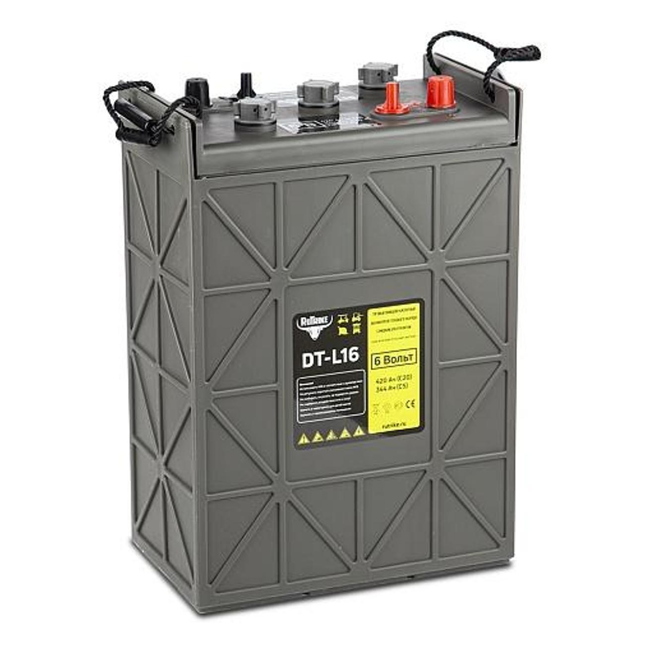 Изображение товара Тяговая аккумуляторная батарея Rutrike DTL16 (L16H-AC) 6V275A/H C3