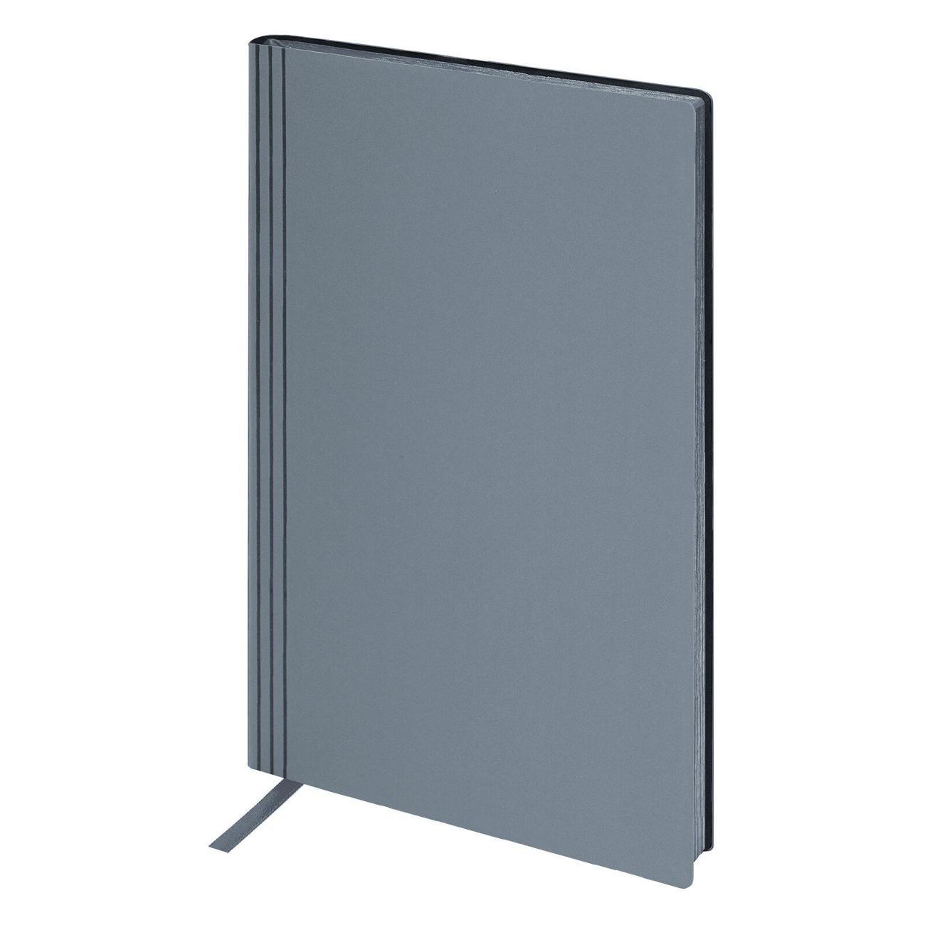 Изображение товара Блокнот для записей Brauberg А5 138x213мм, Tissage, под кожу, 80л, резинка, клетка, нежно-розовый, 116604