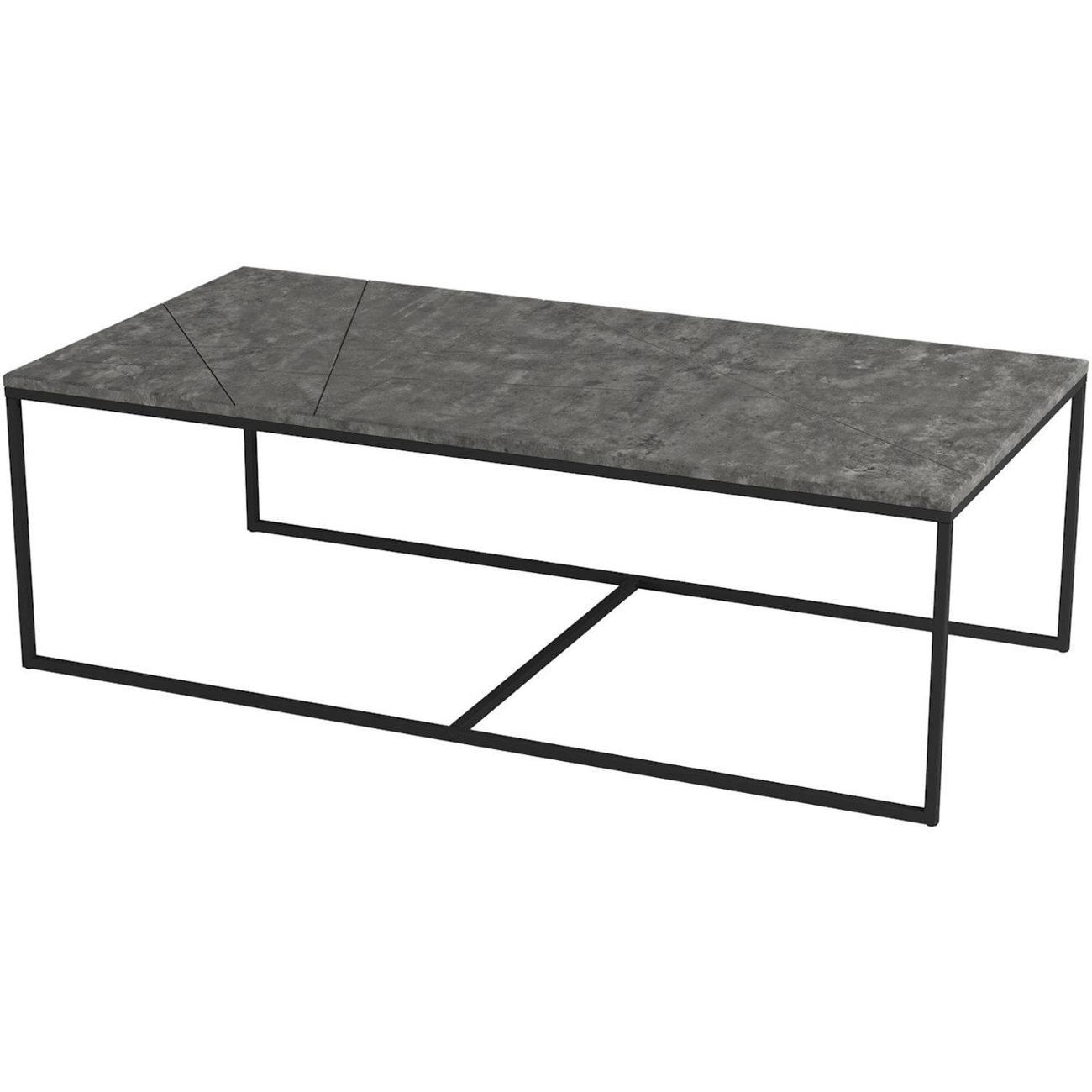 Изображение товара Стол журнальный Калифорния Геометрика серый бетон