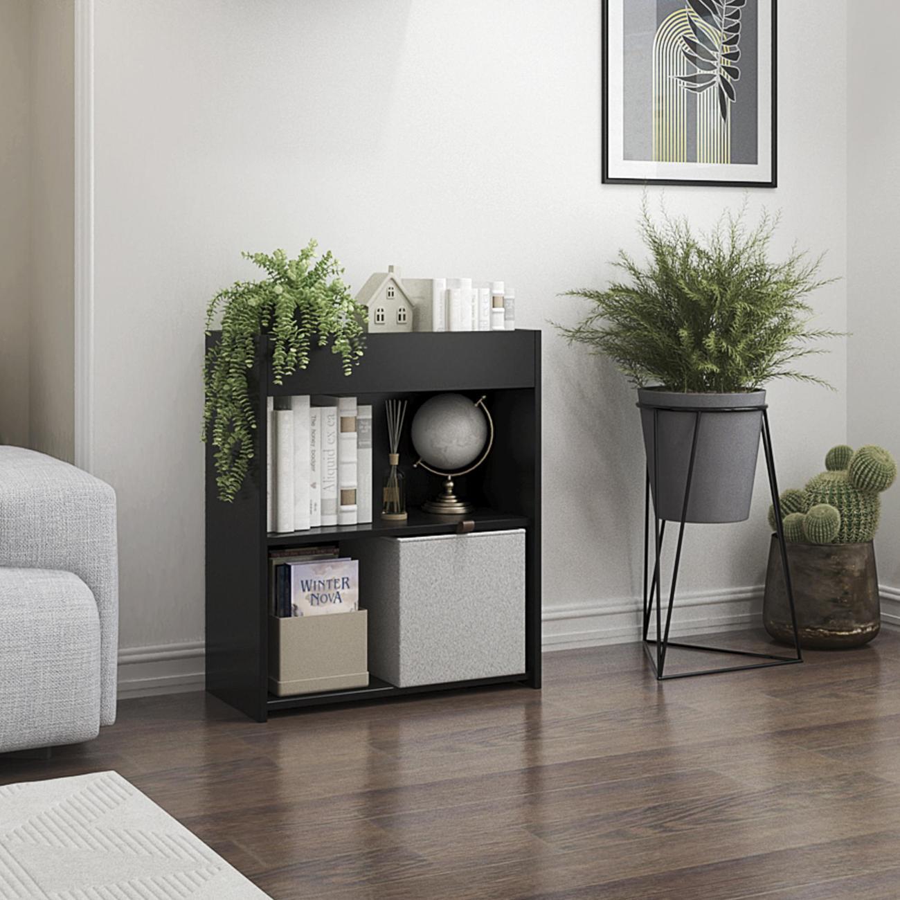 Изображение товара Стеллаж офисный MFMaster Файн-133 венге