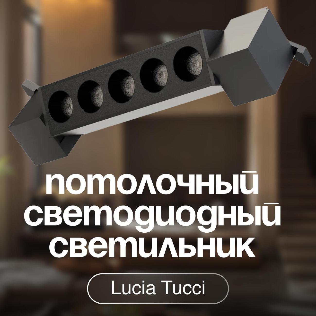 Изображение товара Светильник трековый, спот Lucia Tucci LTP-T017-12W-B