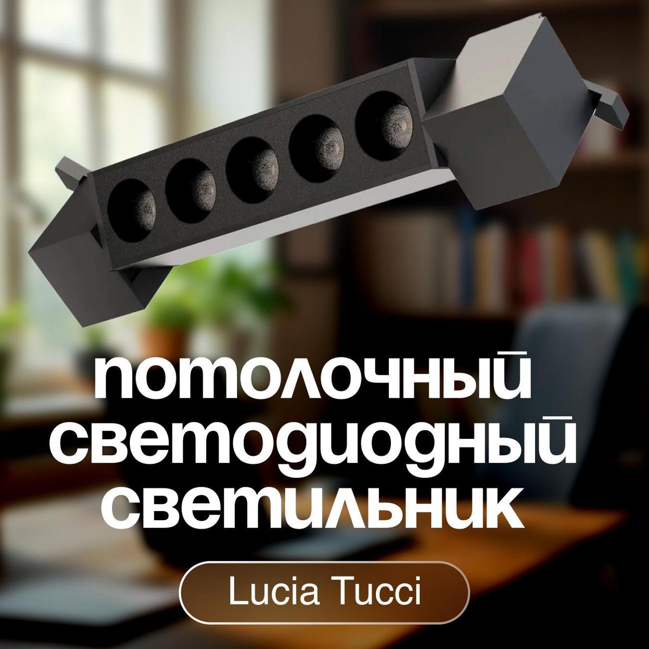Изображение товара Светильник трековый, спот Lucia Tucci LTP-T017-20W-B