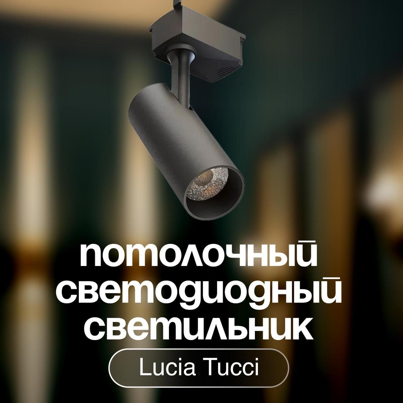 Изображение товара Светильник трековый, спот Lucia Tucci LTP-T020-20W-B
