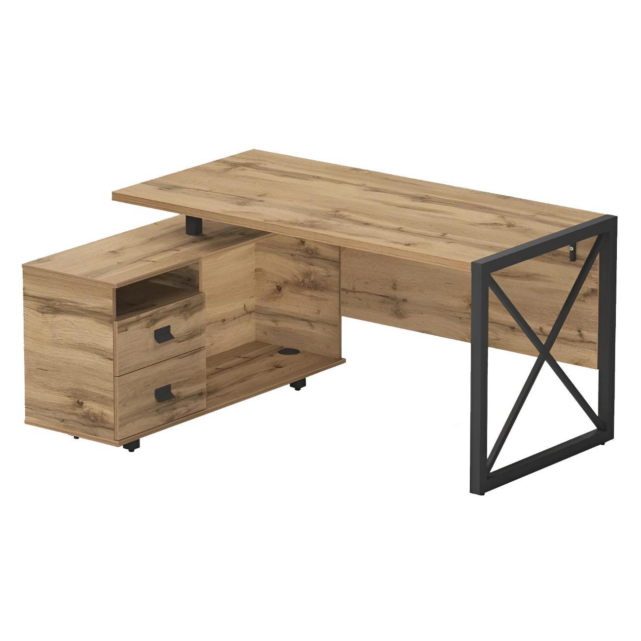 Изображение товара Стол письменный Калифорния Хардвиг СР01 ЛДСП Дуб вотан