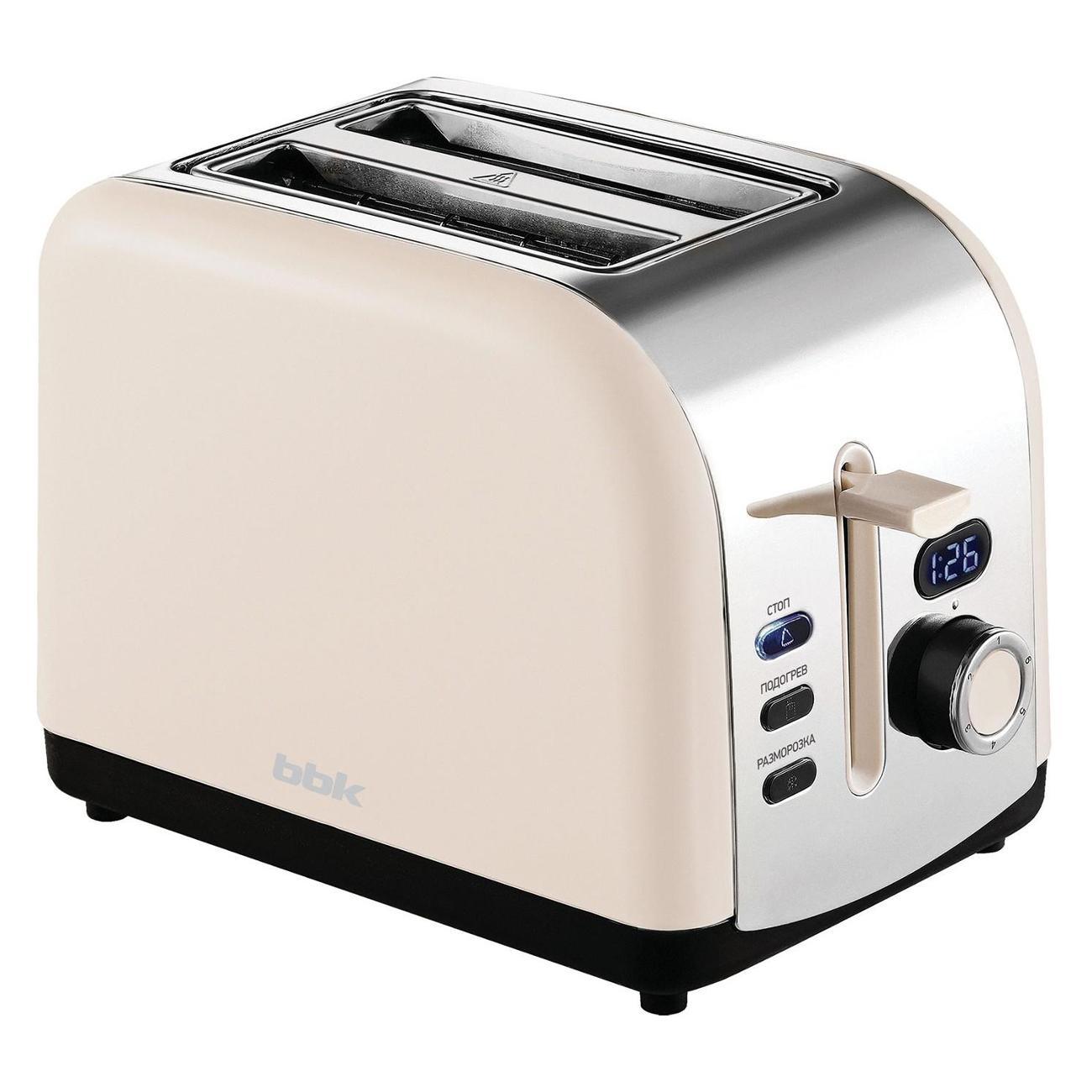 Изображение товара Тостер BBK TR76, кремовый