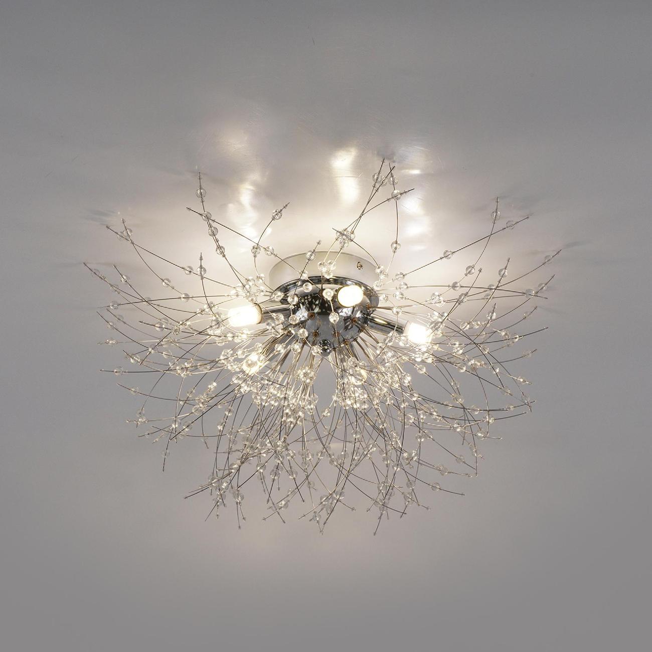 Изображение товара Люстра потолочная Estares NOVELLA C 5XG9 R-500X280-CHROME/CRYSTAL